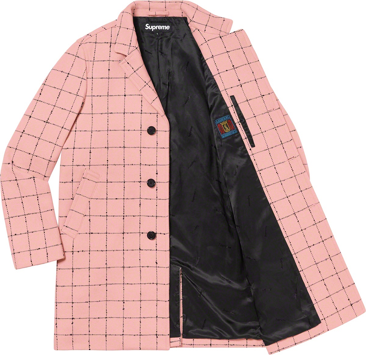 Wool Windowpane Overcoat view 7
